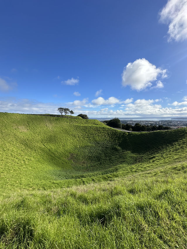 紐西蘭 ｜登奧克蘭伊甸山 Mount Eden Summit