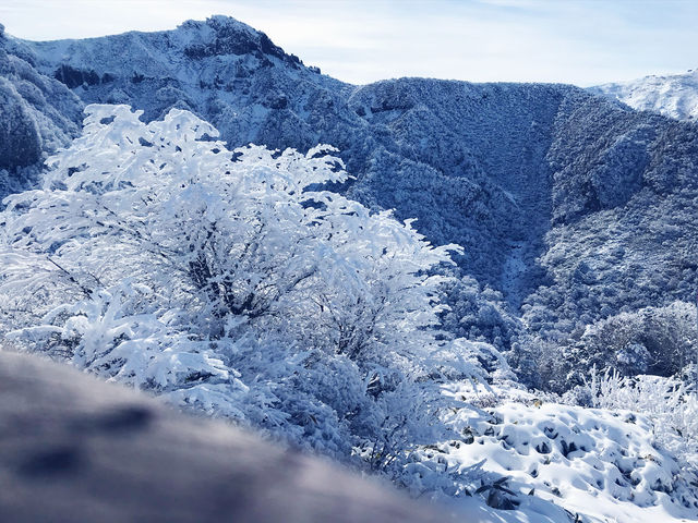 눈 밟는 소리가 좋은 한라산