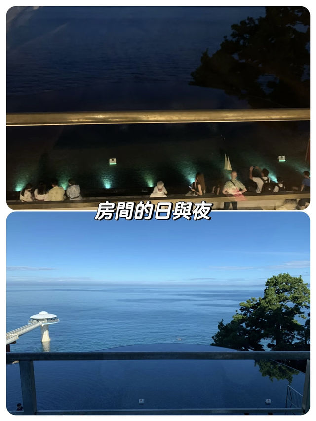 在大阪，睡在海邊的酒店
