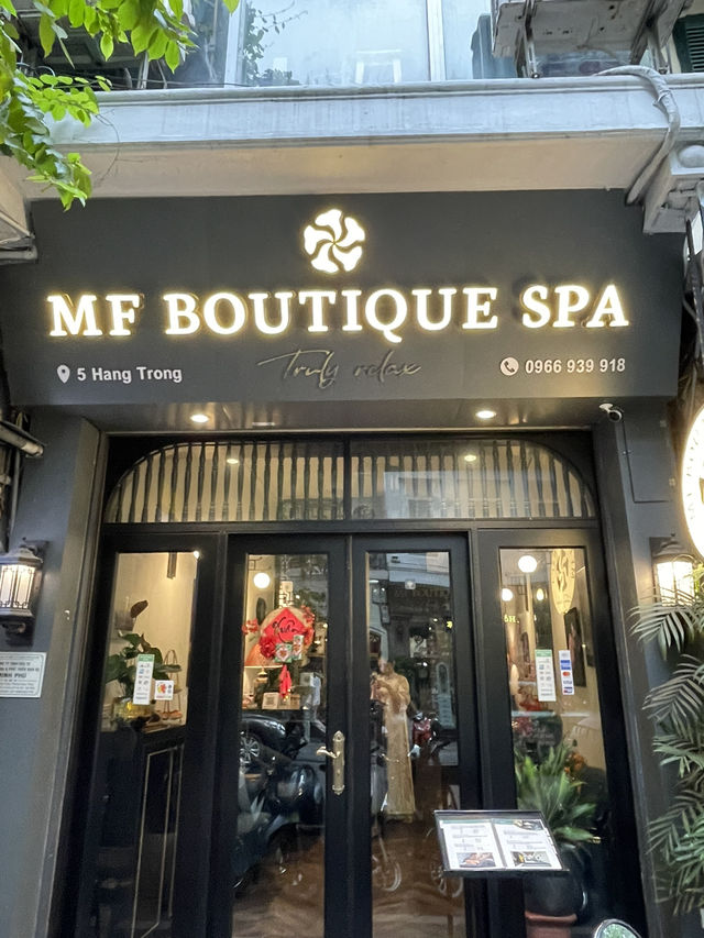 ｜越南｜河內MF BOUTIQUE SPA-高質感放鬆小天地