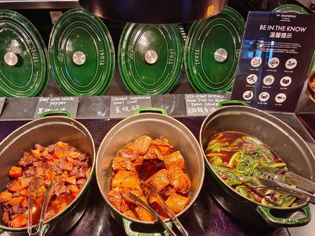 上海外灘Ｗ酒店 ，The kitchen table 早餐