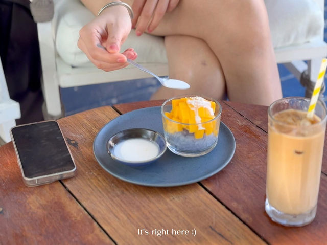 ☕ รีวิว Blue Beach Café อ่าวพร้าว เกาะกูด 