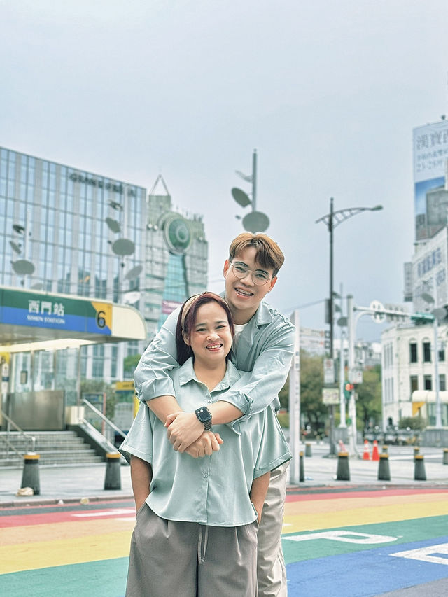  🌈 Ximending Rainbow Crosswalk 