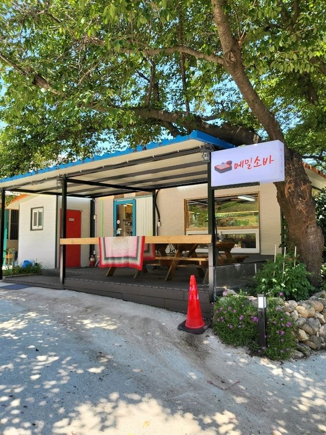 시원한 초록뷰 보며 먹는 하동 소바맛집