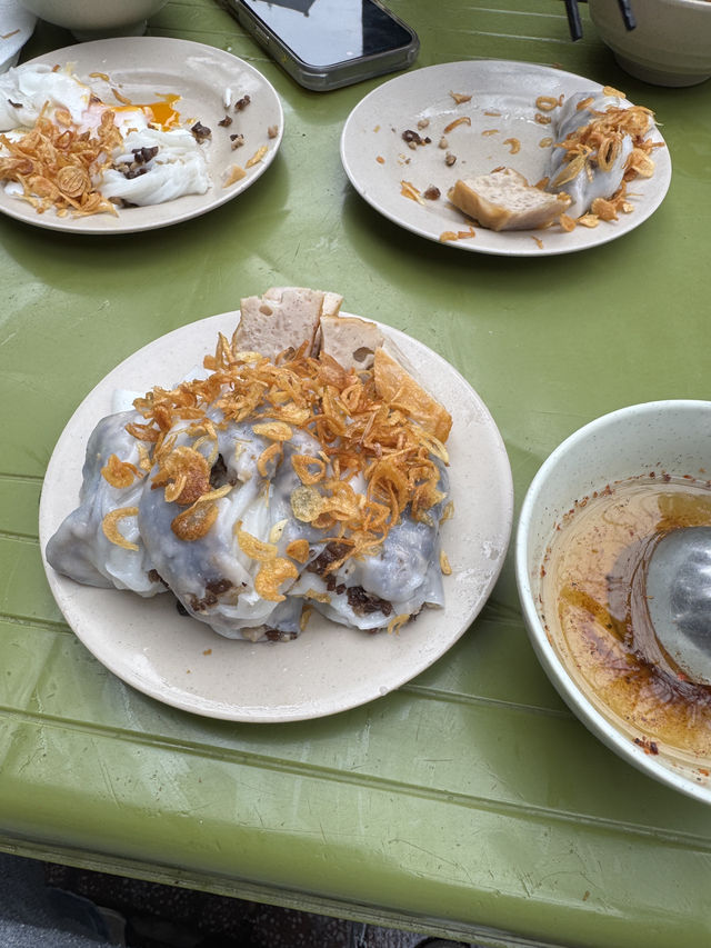 ร้านข้าวเกรียบปากหม้อที่ฮานอย 