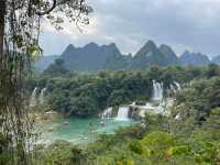 🌊 Detian Transnational Waterfall (德天跨国大瀑布) – A Natural Wonder Shared by Two Nations!