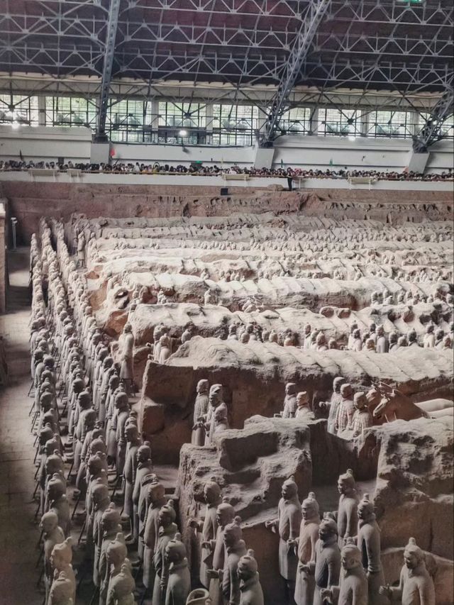 Standing Before the Legendary Terracotta Army