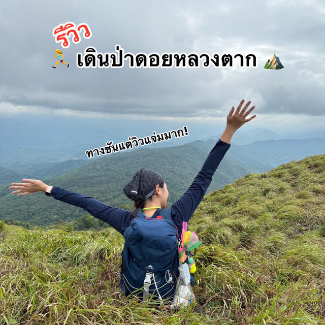 🌿 รีวิวดอยหลวงตาก | เดินป่าชันแต่วิวแจ่มมาก! 🏔️