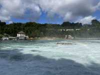 Magical Mid-Morning at Rhine Falls 🇨🇭Switzerland🛥️ 
