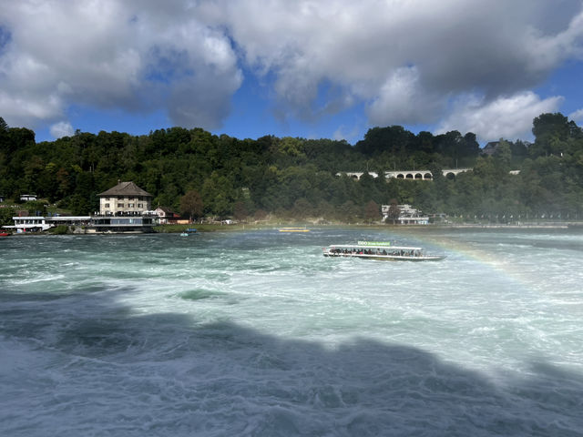 Magical Mid-Morning at Rhine Falls 🇨🇭Switzerland🛥️ 
