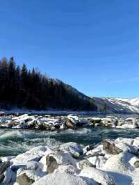 “Winter Jewel of Kanas Lake”
