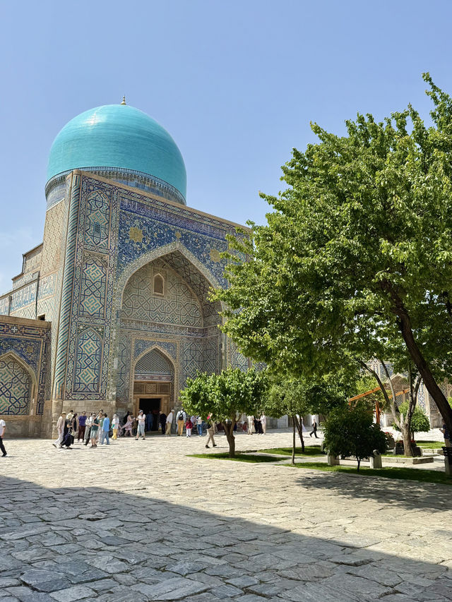 Breathtaking Blue: Registan Square in Samarkand