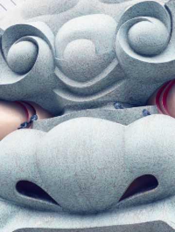 🦁⛩️大阪這顆獅子頭太震撼！難波八阪神社一口吞掉所有厄運！⛩️🦁