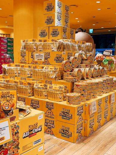 韓国ソウルのお土産に必見！HBAF ALMOND STORE アーモンドスナック専門