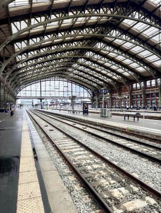 Lille train station 🇫🇷 France ✨with beautiful classic architecture✨