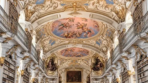 The World's Most Stunning Monastery Library: A Baroque Fairy Tale. — traveler post in Styria