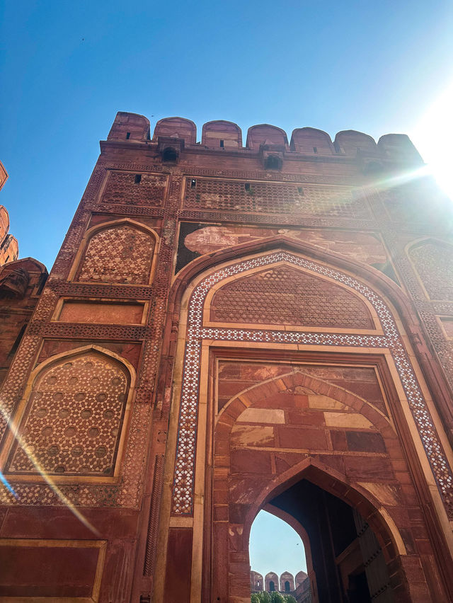 Red Hot Agra Fort 🔥 