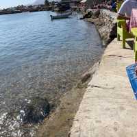 Breakfast on the beach at Yalla Bar Dahab 