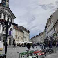 Ljubljana - picturesque, romantic city. 