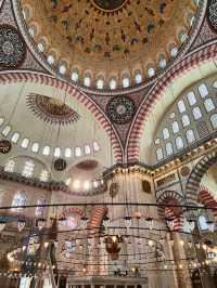 Süleymaniye Mosque from Inside and from Outside