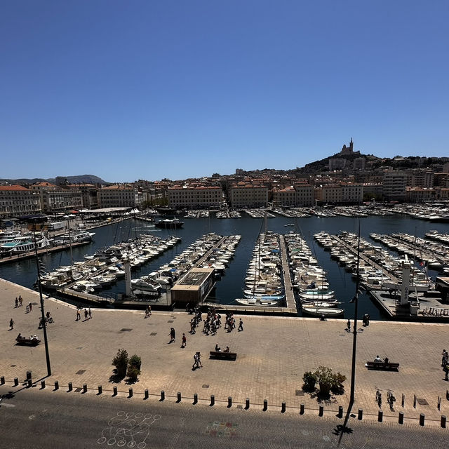 Unbelievably stunning view from a hostel in Marseille!