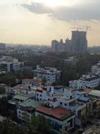 Sunset over Bengaluru from the 13th Floor