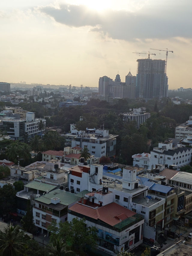 Sunset over Bengaluru from the 13th Floor