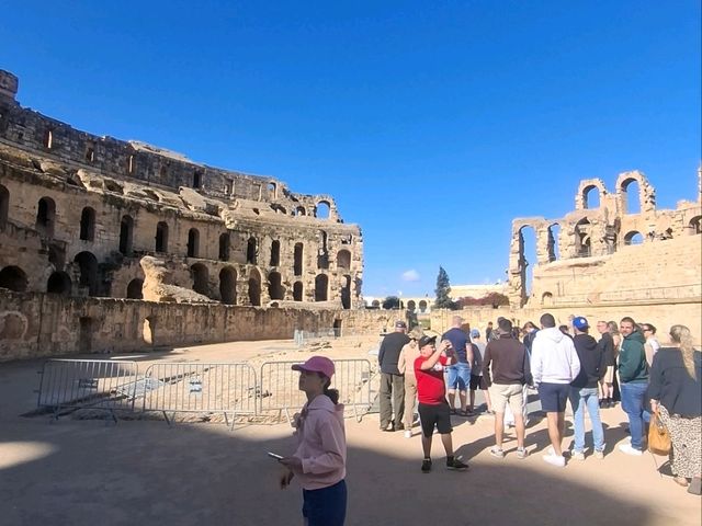 The third biggest roman arena with 35000 seats. 