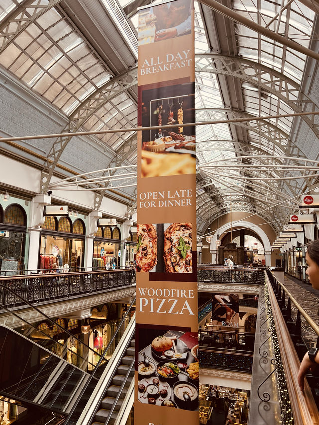 Stroll around the Queen Victoria Building in Sydney.