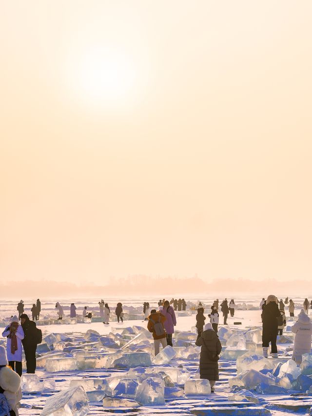 鑽石海免費開放這是哈爾濱獨一份的浪漫