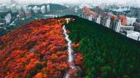 濟南市區最有特色的山紅了