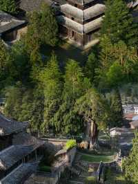 去參觀千年前的「時思寺」和藏在山裡的古村落