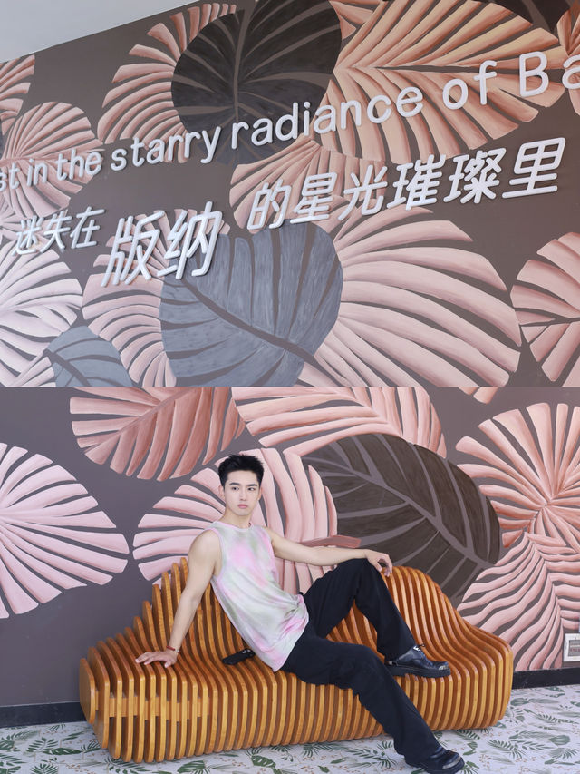 在這座高空藝術之處俯瞰整個版納的風景