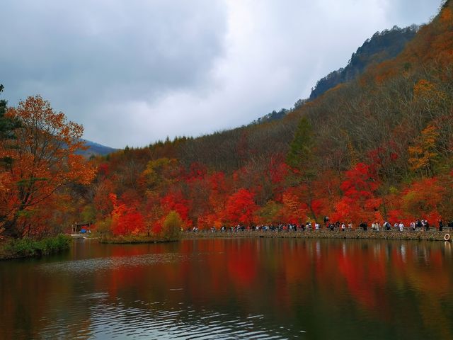 大石湖景區。