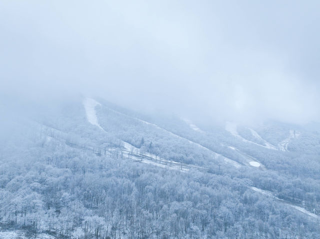 北大湖滑雪度假區 冰雪盛宴高山霧凇。