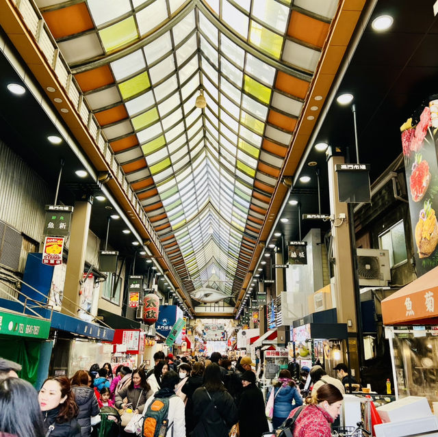 打卡日本大阪黑門市場