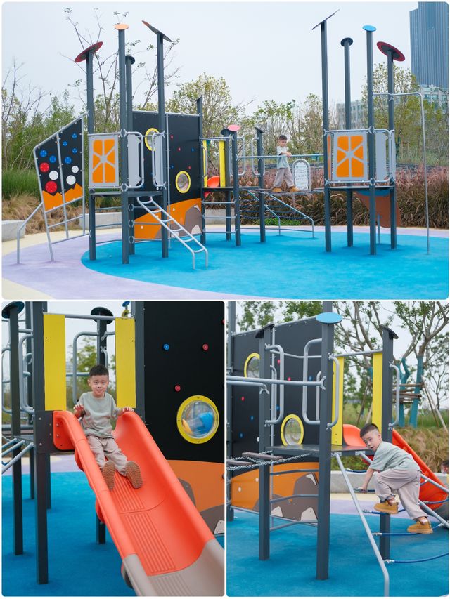 講清楚桃浦中央綠地嘅免費兒童樂園