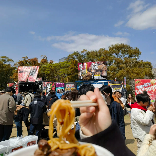 福岡舞鶴公園，邂逅夢幻櫻海