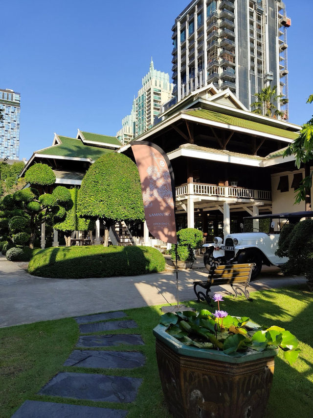 🌿曼谷市區驚現叢林咖啡館！鋼筋水泥中的綠洲太療癒✨