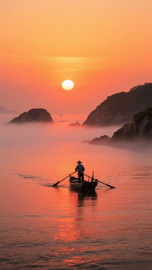 福建霞浦漁舟唱晚