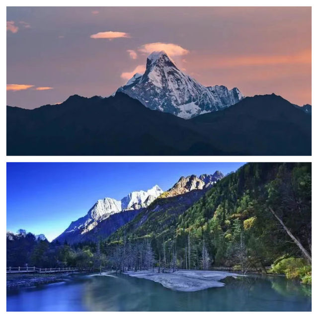 在長坪溝的懸崖邊，住進雪山與星光的私語裡