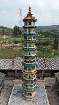 山西陽城陽陵村壽聖寺及琉璃塔