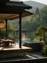 安吉梵隱|秋日親子私湯!竹林山景+智能客房遛娃