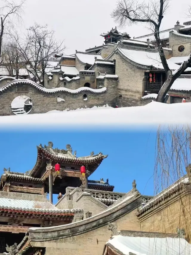 已經開始期待雪後的王家大院啦！