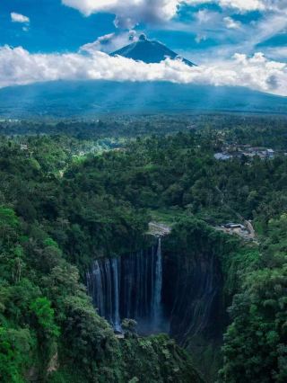 Tumpak Sewu Waterfall, Indonesia | A stunning multi-tiered waterfall off-the-beaten-path travel guide