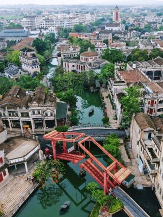 Misty Ancient Town Water Village Vacation Check-in📸