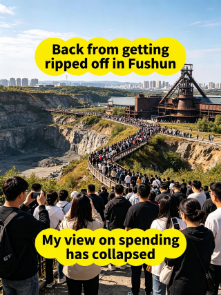 Back from Fushun, and my perception of spending has been shattered