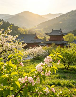 Pingdingshan's spring healing: The ancient temple's red walls are so gentle | A travel guide for couples and besties