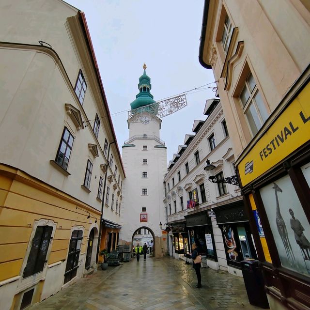 A day in Bratislava during winter 2022