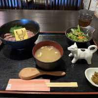 【滋賀】ひこにゃんがかわいい！近江牛たたき丼